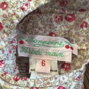 Bonpoint smocked blouse Size 6 months